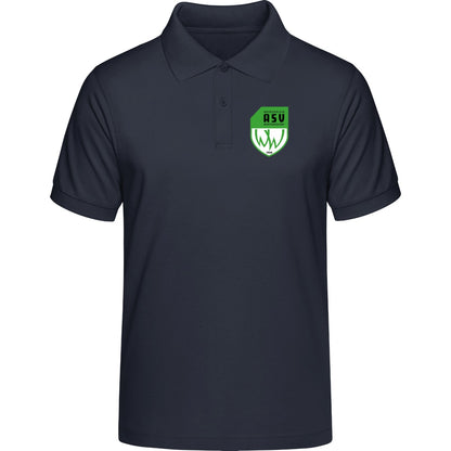 Unisex Poloshirt Prepster STPU331 – ASV-Wappen herzseitig French Navy Vorderseite