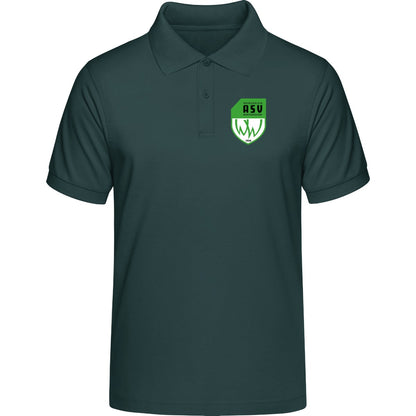 Unisex Poloshirt Prepster STPU331 – ASV-Wappen herzseitig Glazed Green Vorderseite