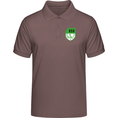 Unisex Poloshirt Prepster STPU331 – ASV-Wappen herzseitig Kaffa Coffee Vorderseite