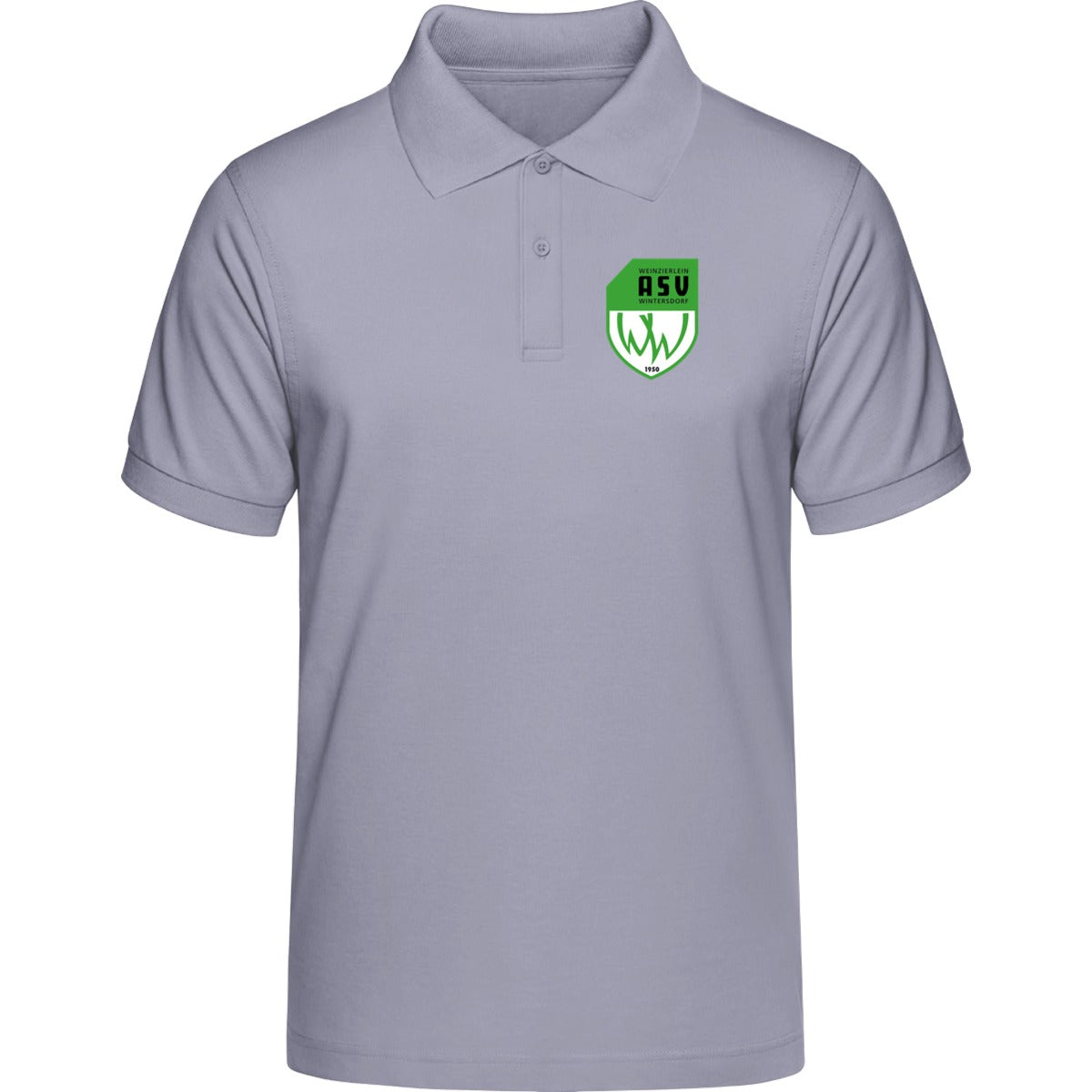 Unisex Poloshirt Prepster STPU331 – ASV-Wappen herzseitig Lavender Vorderseite