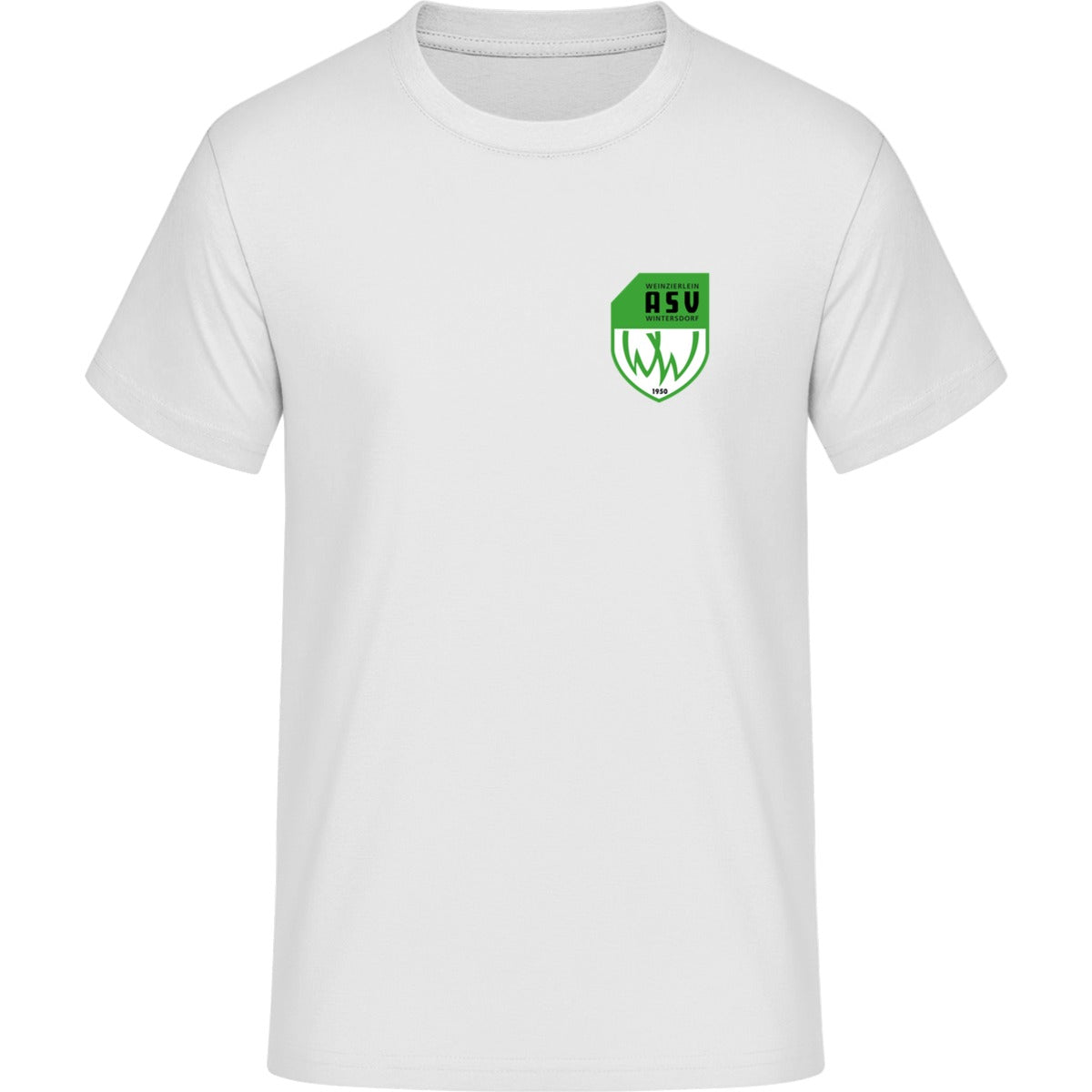 Generic Herren T-Shirt DS001 – ASV-Wappen herzseitig Genericcolor Vorderseite