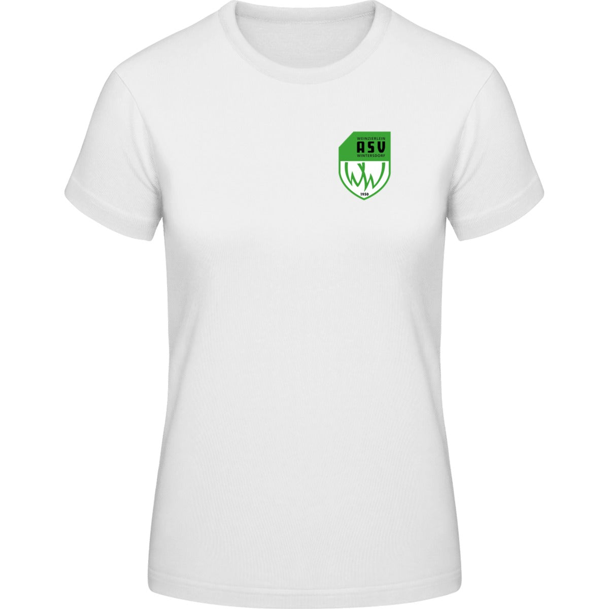 Generic Damen T-Shirt DS001W – ASV-Wappen herzseitig Genericcolor Vorderseite