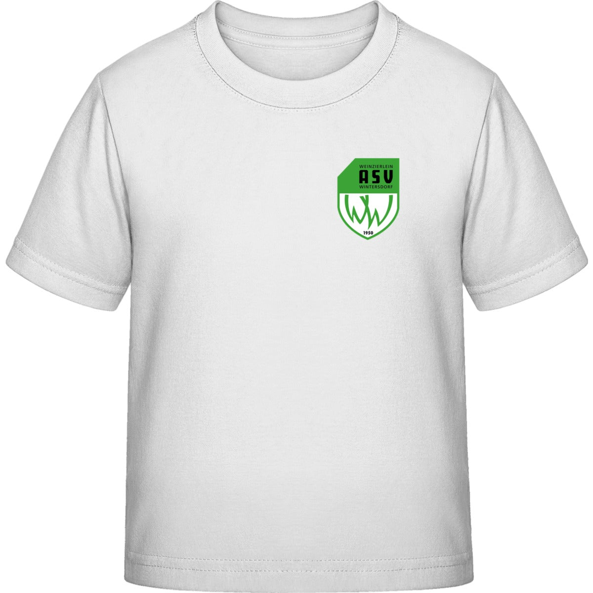 Generic Kinder T-Shirt DS001K – ASV-Wappen herzseitig Genericcolor Vorderseite
