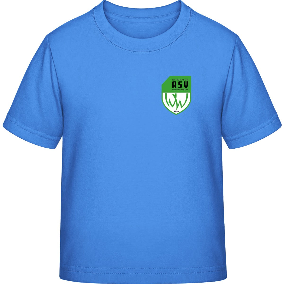 Generic Kinder T-Shirt DS001K – ASV-Wappen herzseitig Hellblau Vorderseite