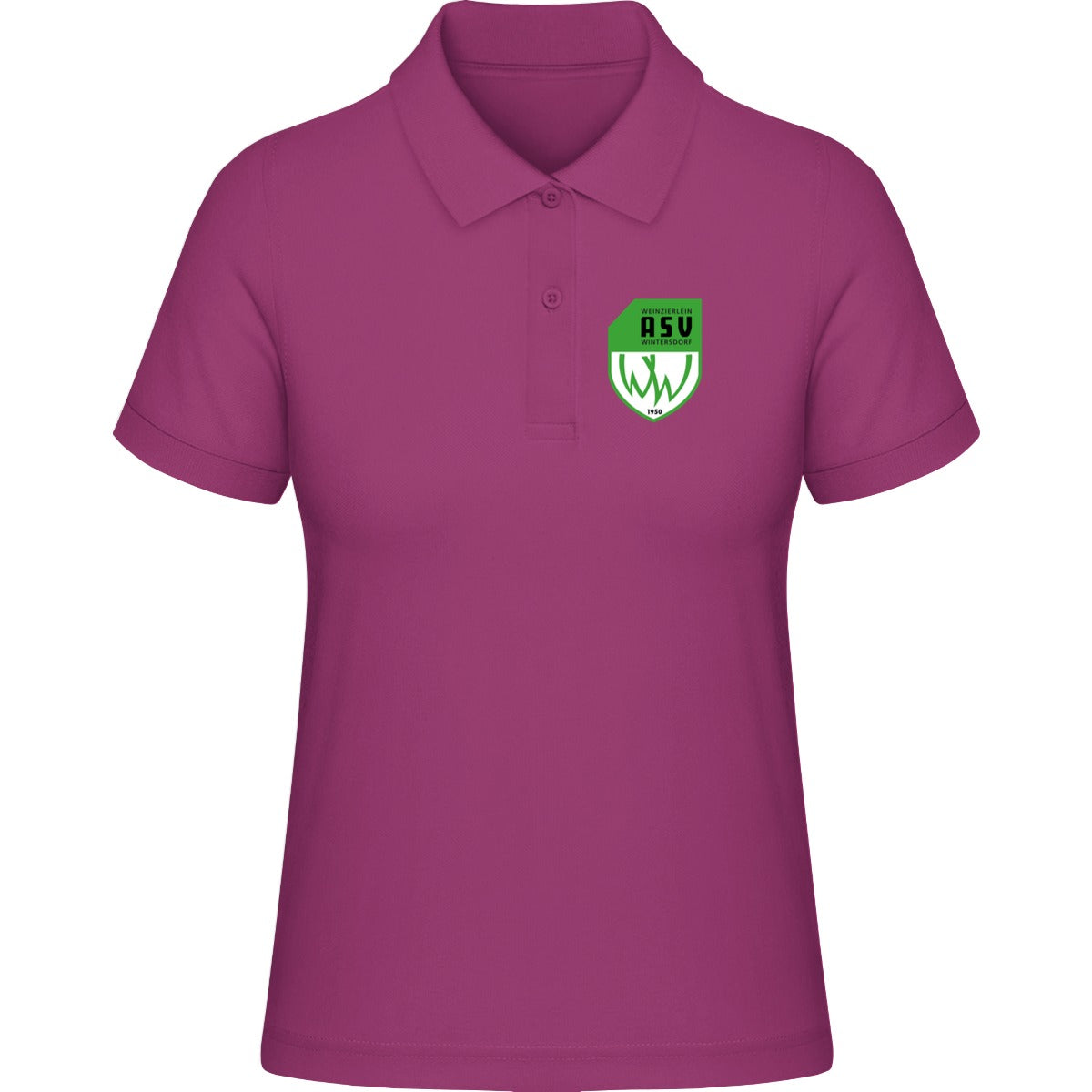 Damen Poloshirt Stella Elliser STPW333 – ASV-Wappen herzseitig Orchid Flower Vorderseite