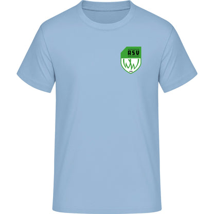 Iconic Unisex T-Shirt Creator 2.0 STTU169 – ASV-Wappen herzseitig Blue Soul Vorderseite