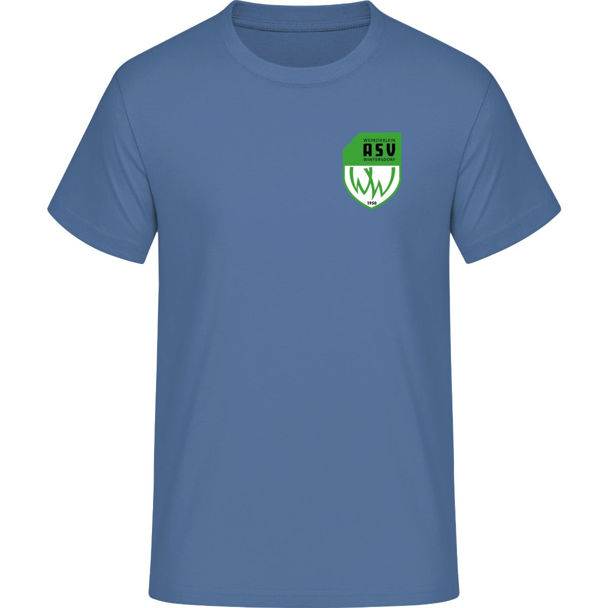 Iconic Unisex T-Shirt Creator 2.0 STTU169 – ASV-Wappen herzseitig Bright Blue Vorderseite