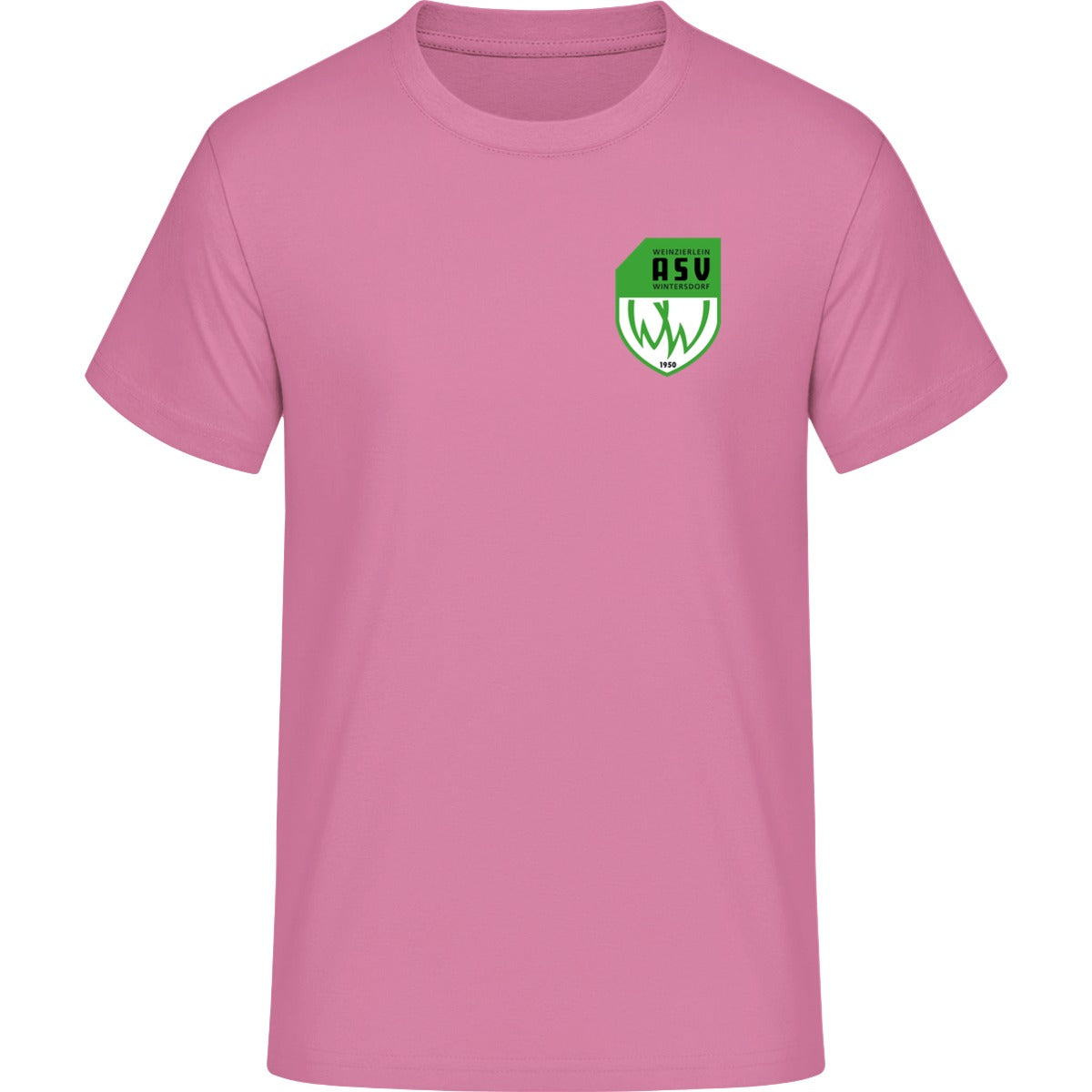 Iconic Unisex T-Shirt Creator 2.0 STTU169 – ASV-Wappen herzseitig Bubble Pink Vorderseite