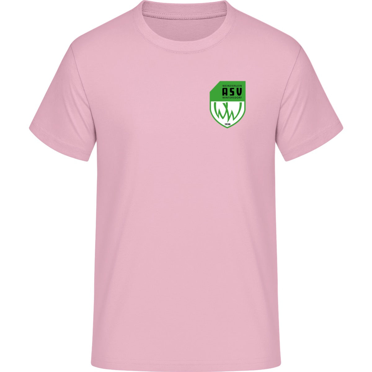 Iconic Unisex T-Shirt Creator 2.0 STTU169 – ASV-Wappen herzseitig Cotton Pink Vorderseite