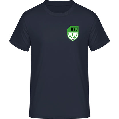 Iconic Unisex T-Shirt Creator 2.0 STTU169 – ASV-Wappen herzseitig French Navy Vorderseite