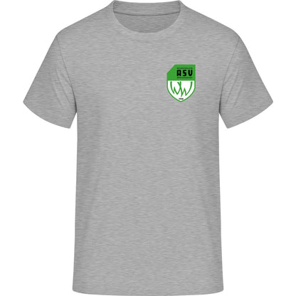 Iconic Unisex T-Shirt Creator 2.0 STTU169 – ASV-Wappen herzseitig Heather Grey Vorderseite