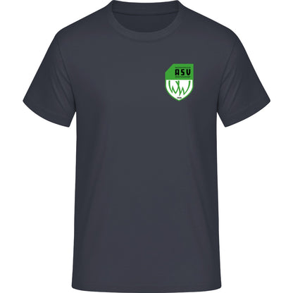 Iconic Unisex T-Shirt Creator 2.0 STTU169 – ASV-Wappen herzseitig India Ink Grey Vorderseite