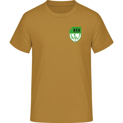 Iconic Unisex T-Shirt Creator 2.0 STTU169 – ASV-Wappen herzseitig Ochre Vorderseite