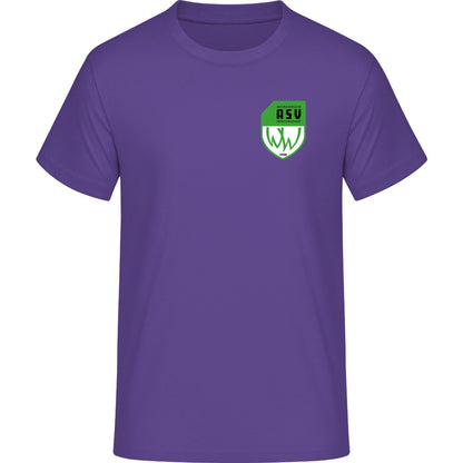 Iconic Unisex T-Shirt Creator 2.0 STTU169 – ASV-Wappen herzseitig Purple Love Vorderseite