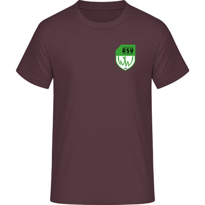 Iconic Unisex T-Shirt Creator 2.0 STTU169 – ASV-Wappen herzseitig Red Brown Vorderseite