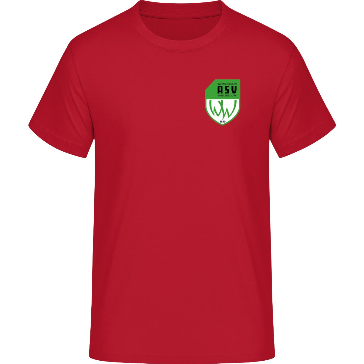 Iconic Unisex T-Shirt Creator 2.0 STTU169 – ASV-Wappen herzseitig Red Vorderseite