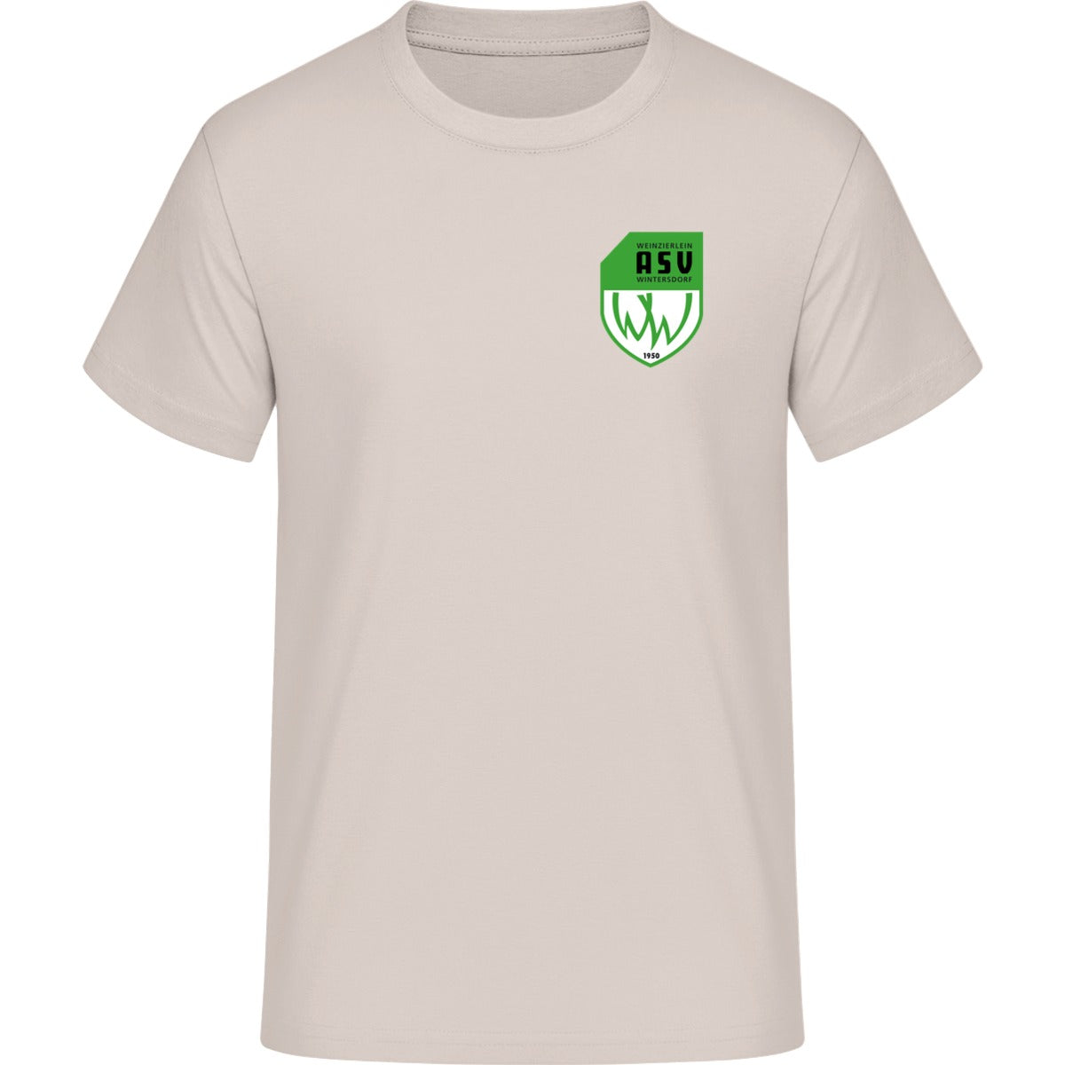 Iconic Unisex T-Shirt Creator 2.0 STTU169 – ASV-Wappen herzseitig Vintage White Vorderseite