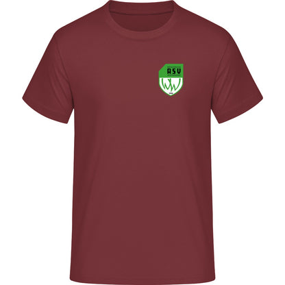 Schweres Unisex T-Shirt Sparker 2.0 STTU171 – ASV-Wappen herzseitig Red Earth Vorderseite
