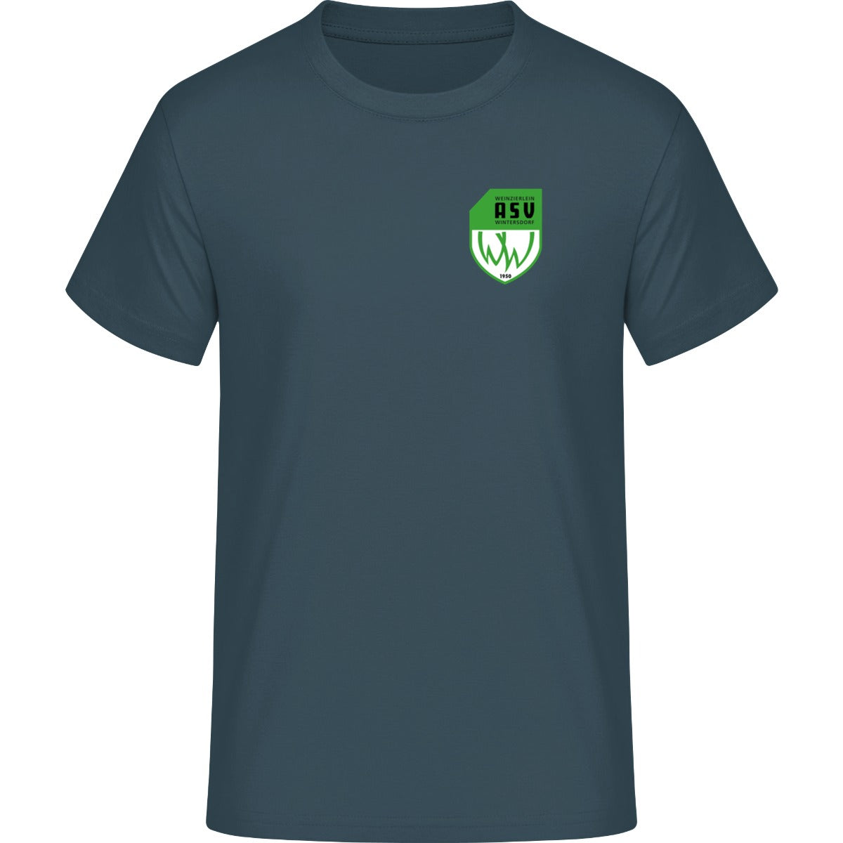 Schweres Unisex T-Shirt Sparker 2.0 STTU171 – ASV-Wappen herzseitig Stargazer Vorderseite