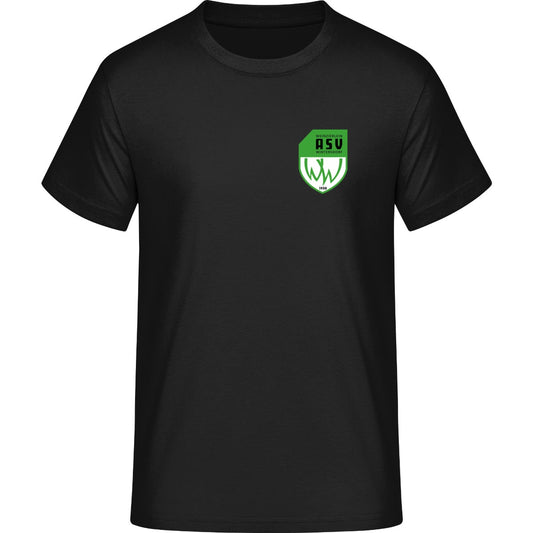 HAKRO T-Shirt MIKRALINAR H0281 – ASV-Wappen herzseitig Black Vorderseite