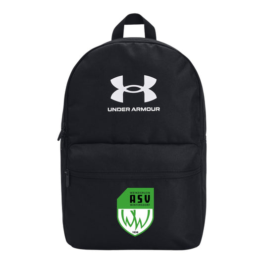 UA Loudon Lite-Rucksack UA-B138 1380476 – ASV-Wappen mittig groß Black Vorderseite