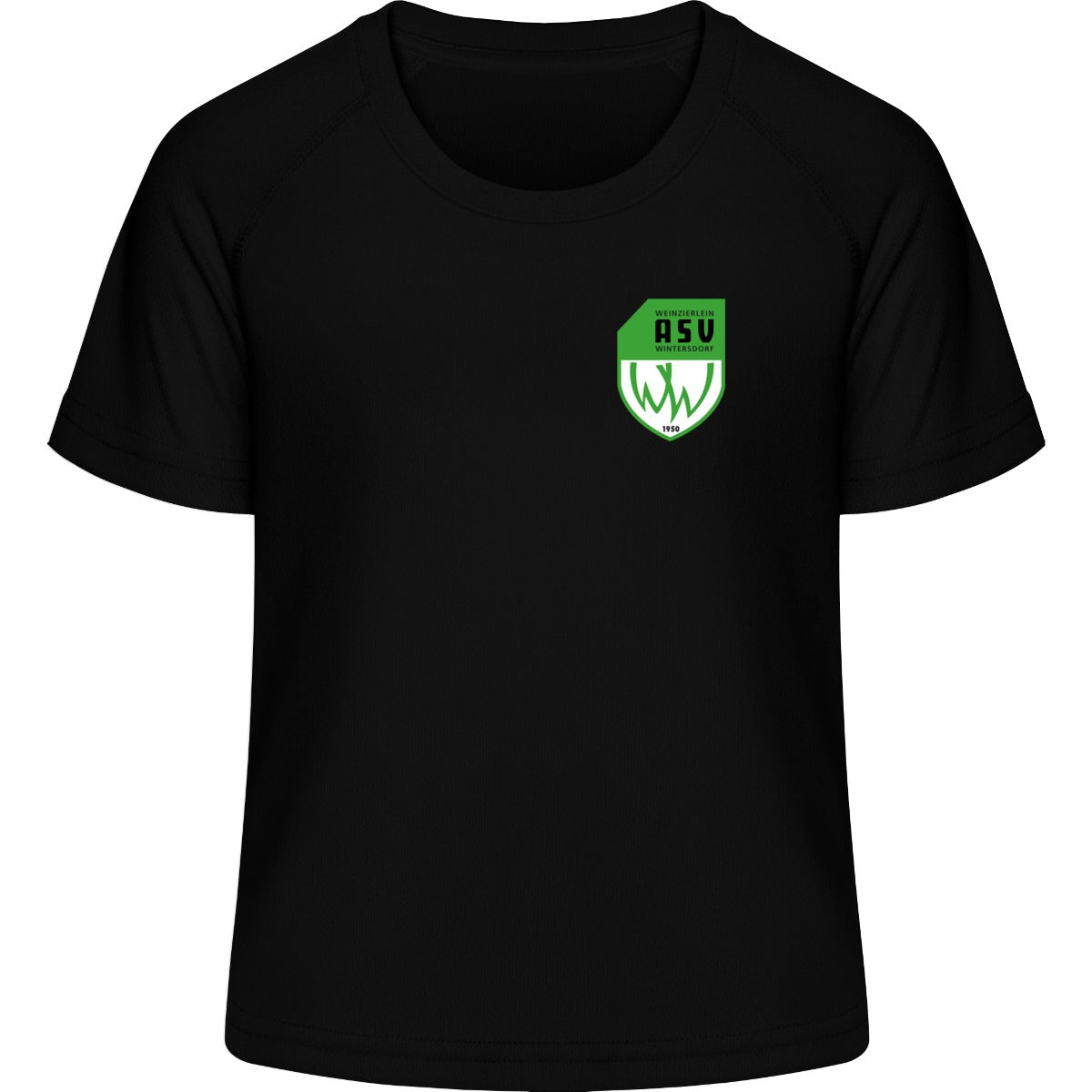 Kids Active T TK004 – ASV-Wappen herzseitig Black Vorderseite