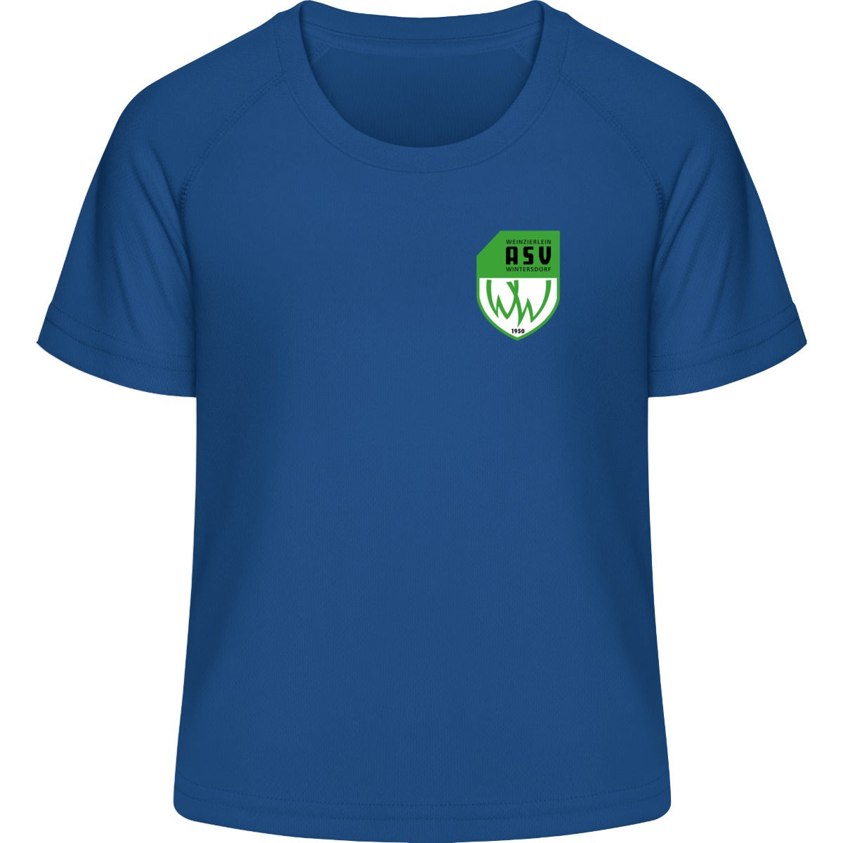 Kids Active T TK004 – ASV-Wappen herzseitig Royal Blue Vorderseite