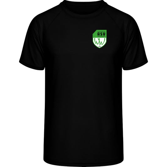 B & C Active T TG003 – ASV-Wappen herzseitig Black Vorderseite