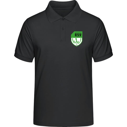 Poloshirt Prepster 2.0 STPU222 – ASV-Wappen herzseitig Black Vorderseite