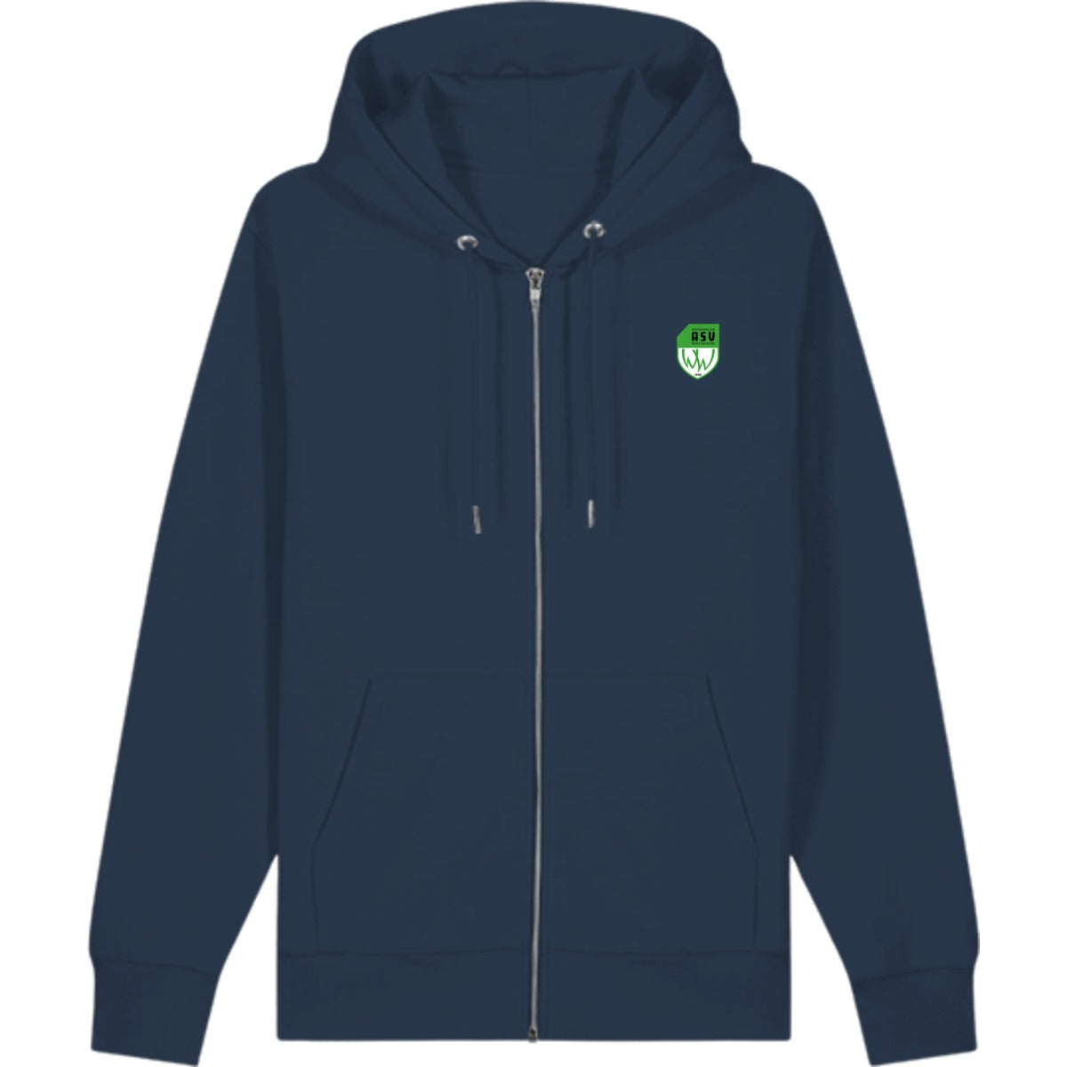 Zip Hoodie Cultivator 2.0 STSU179 – ASV-Wappen herzseitig French Navy Vorderseite