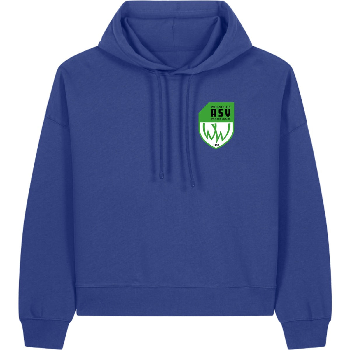 Nachhaltiger Damen Hoodie Stella Nora STSW213 – ASV-Wappen herzseitig Dusk Vorderseite