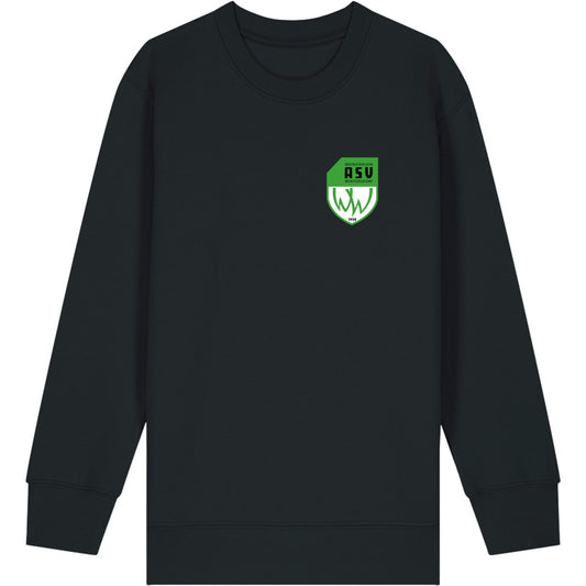 Mini Changer 2.0 Kinder Sweatshirt STSK181 – ASV-Wappen herzseitig Black Vorderseite