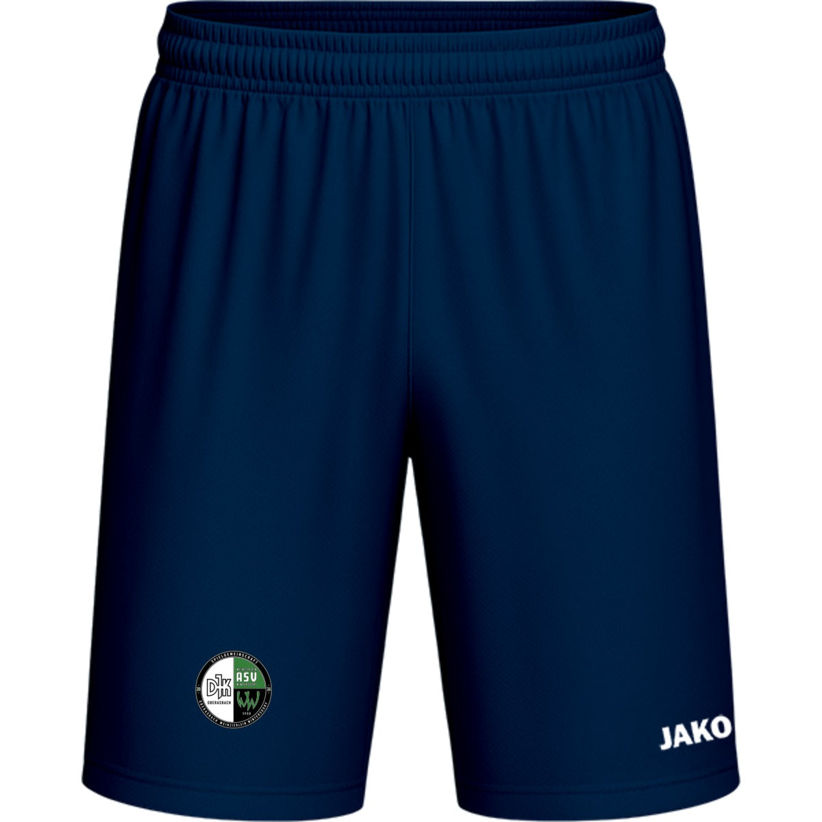 Sporthose Kids Manchester 2.0 Fußball Shorts gestalten 4400K – Vereinslogo am Bein Navy Vorderseite