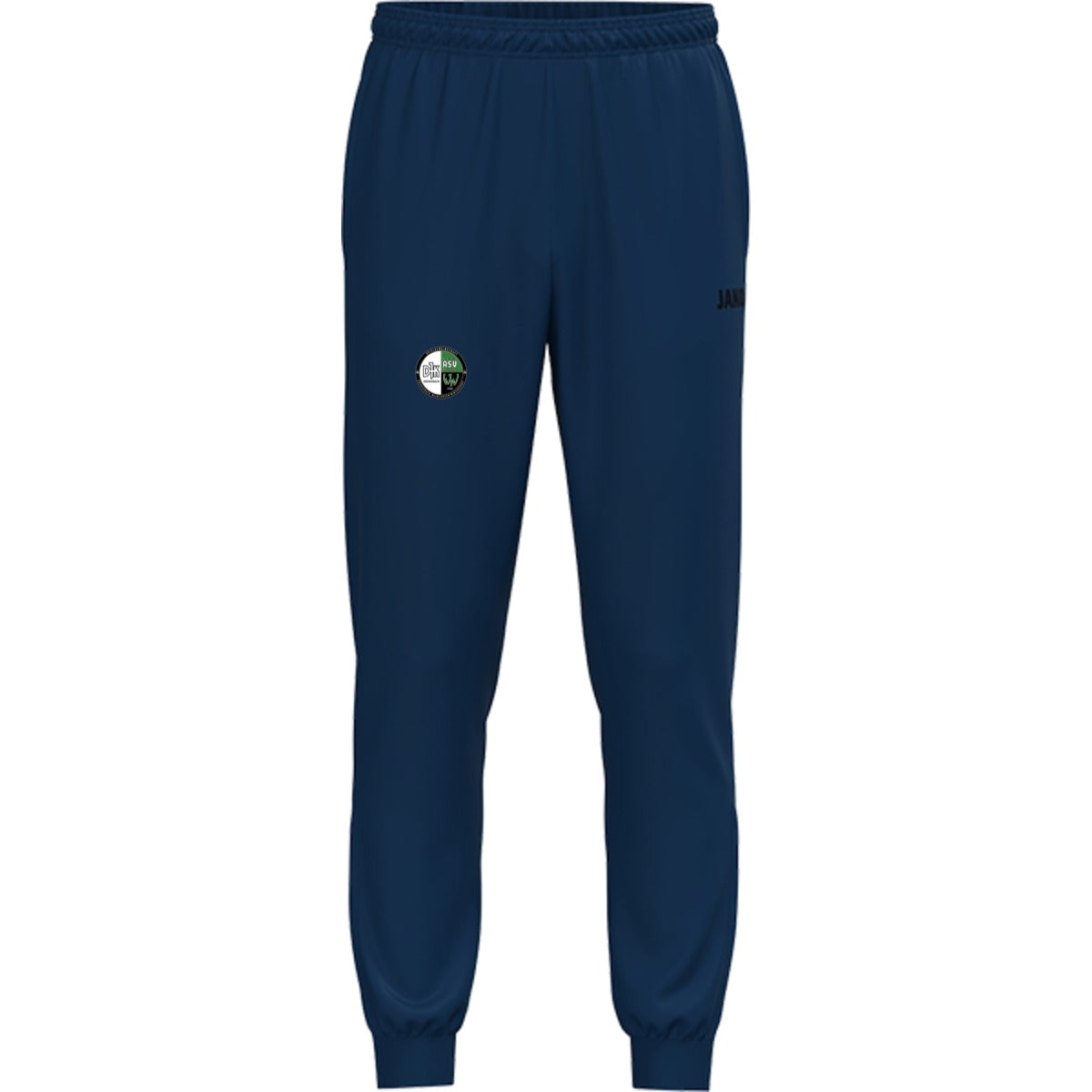 JAKO Kinder Polyesterhose One 9200K – Vereinslogo am Bein Navy Vorderseite