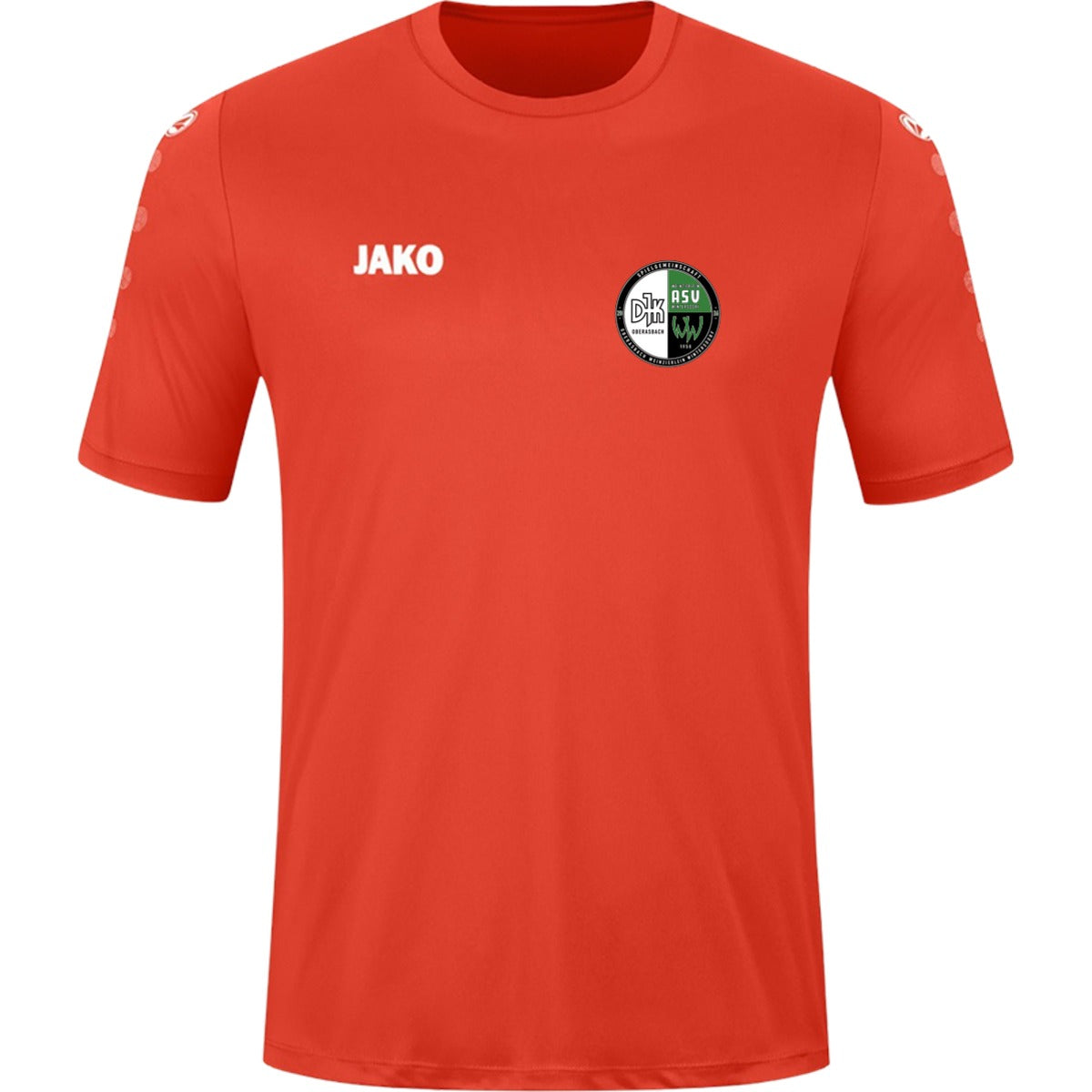 JAKO Kinder Trikot Team Kurzarm 4233K – Vereinslogo herzseitig Flame Vorderseite