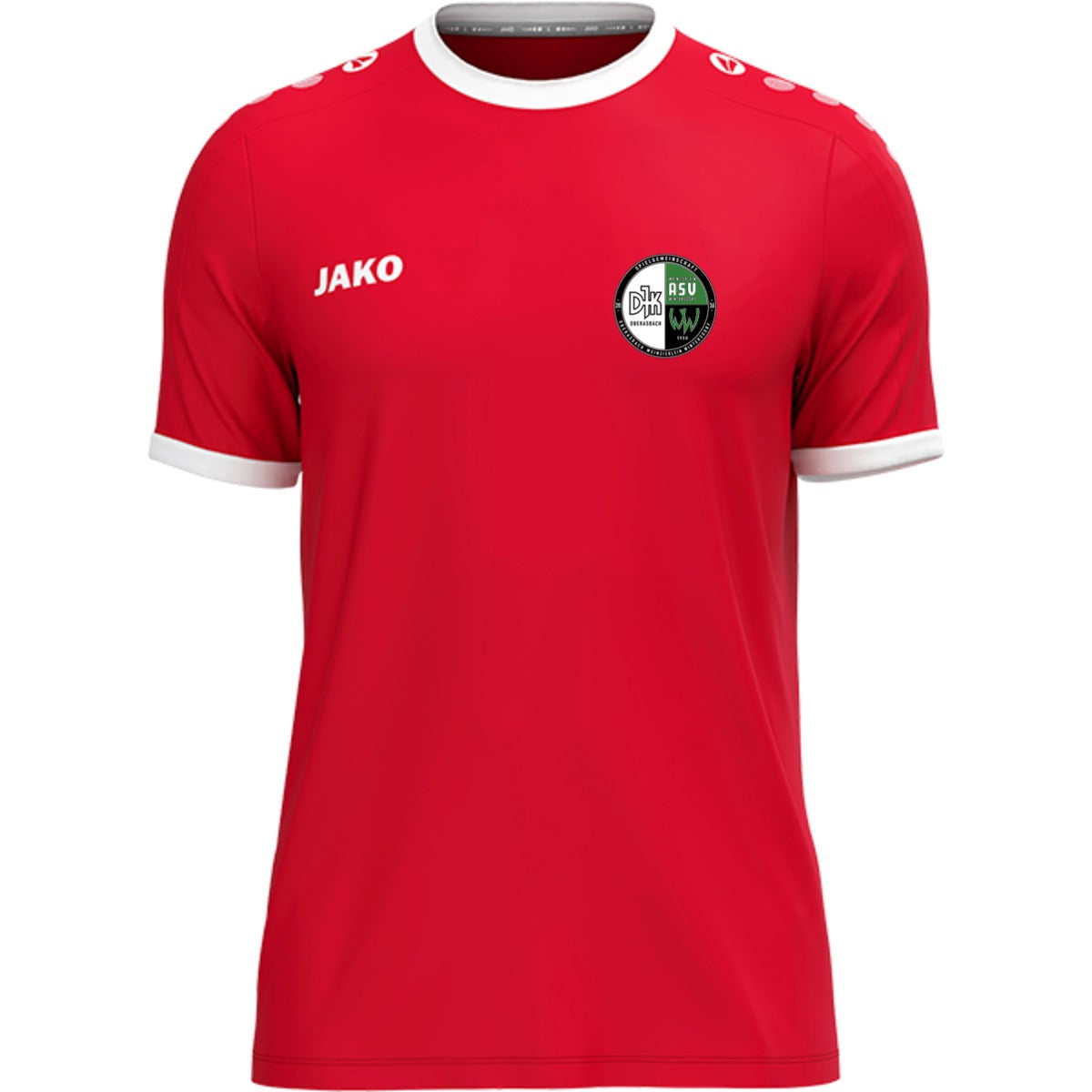 JAKO Kinder Trikot One 4200K – Vereinslogo herzseitig Rot Vorderseite