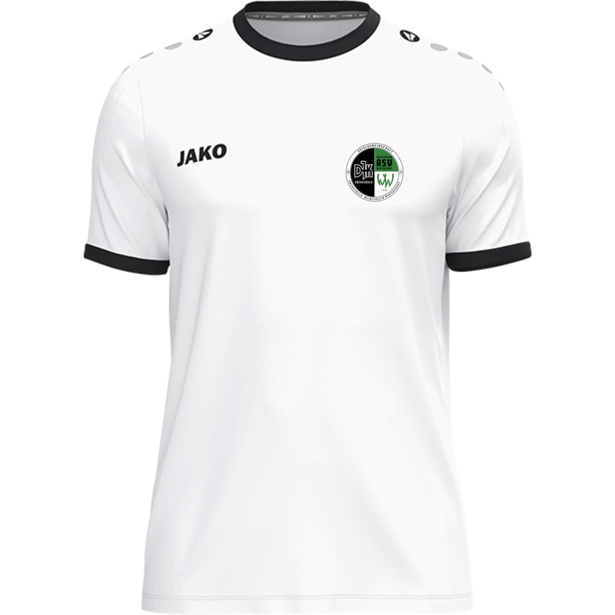 JAKO Kinder Trikot One 4200K – Vereinslogo herzseitig Weiß Vorderseite