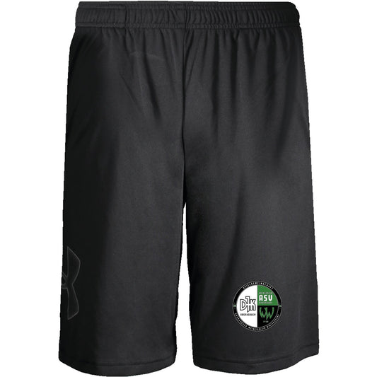 Herren UA Tech Graphic Shorts UA017 1306443 – Vereinslogo am Bein Black Vorderseite