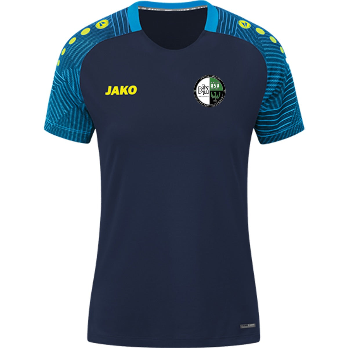 6122W-Damen – Vereinslogo herzseitig Marine/Jako Blau Vorderseite