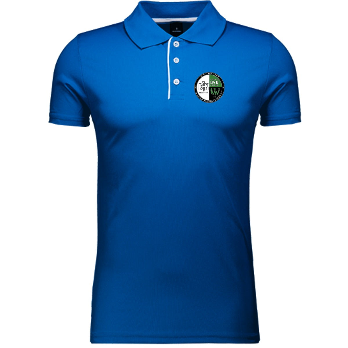 L542-Herren-Polo – Vereinslogo herzseitig Royal Blue Vorderseite